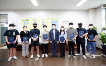 군산대, 군산시 수협 수산장학생 장학금 지급