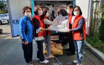 소룡동, 취약계층 이동세탁 봉사