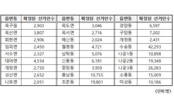 제8회 전국동시지방선거 선거인명부 확정