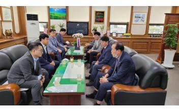 제9대 시의회 의장단, 기관방문 소통 행보