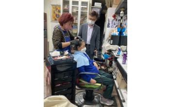 삼학동 지역사회보장협의체, 어르신 미용서비스