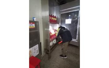 군산소방서 의용소방대, 전통시장 화재 예방