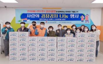 군산종합사회복지관-한화에너지(주) 군산공장, 겨울나기 김장김치 나눔