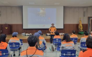 군산소방서, 의용소방대원 역량 교육