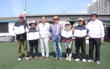 대한노인회 군산시지회장배 ‘그라운드 골프대회’ 성황