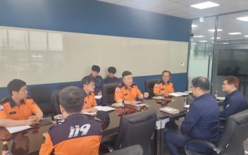 군산소방서, 천보비엘에스 공장 방문