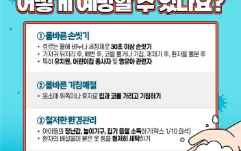 수족구병 환자 증가 추세 군산시 보건소, 영유아 위생관리 철저 당부