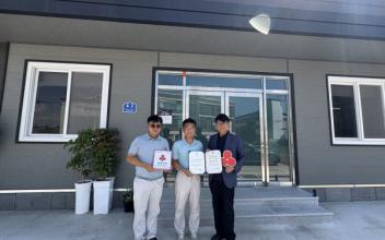 장항‘(주)케이원건설’ 나운2동 착한가게 가입