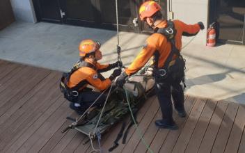 군산소방서,“시민의 생명 지킨다!”군산구조대, 산악사고 대응 역량 강화 훈련