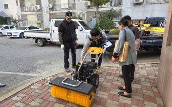 나운3동, 자주식 제설기 운영으로 주민 자율 제설 체계 구축