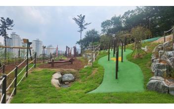 고향사랑기부금으로 조성한 군산시 첫 일반기부사업 ‘새들 어린이 숲 놀이공원’ 준공 눈앞