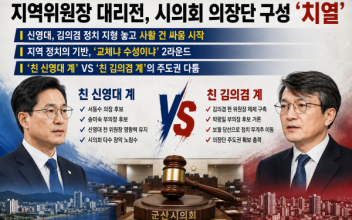 (뉴스 초점) 지역위원장 대리전, 시의회 의장단 구성 ‘치열’